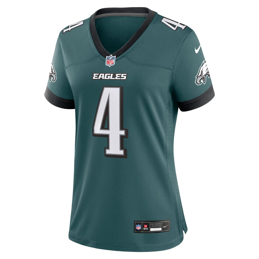 Jake Elliott Philadelphia Eagles Nike Women's Team Game Official Jersey -  Midnight Green