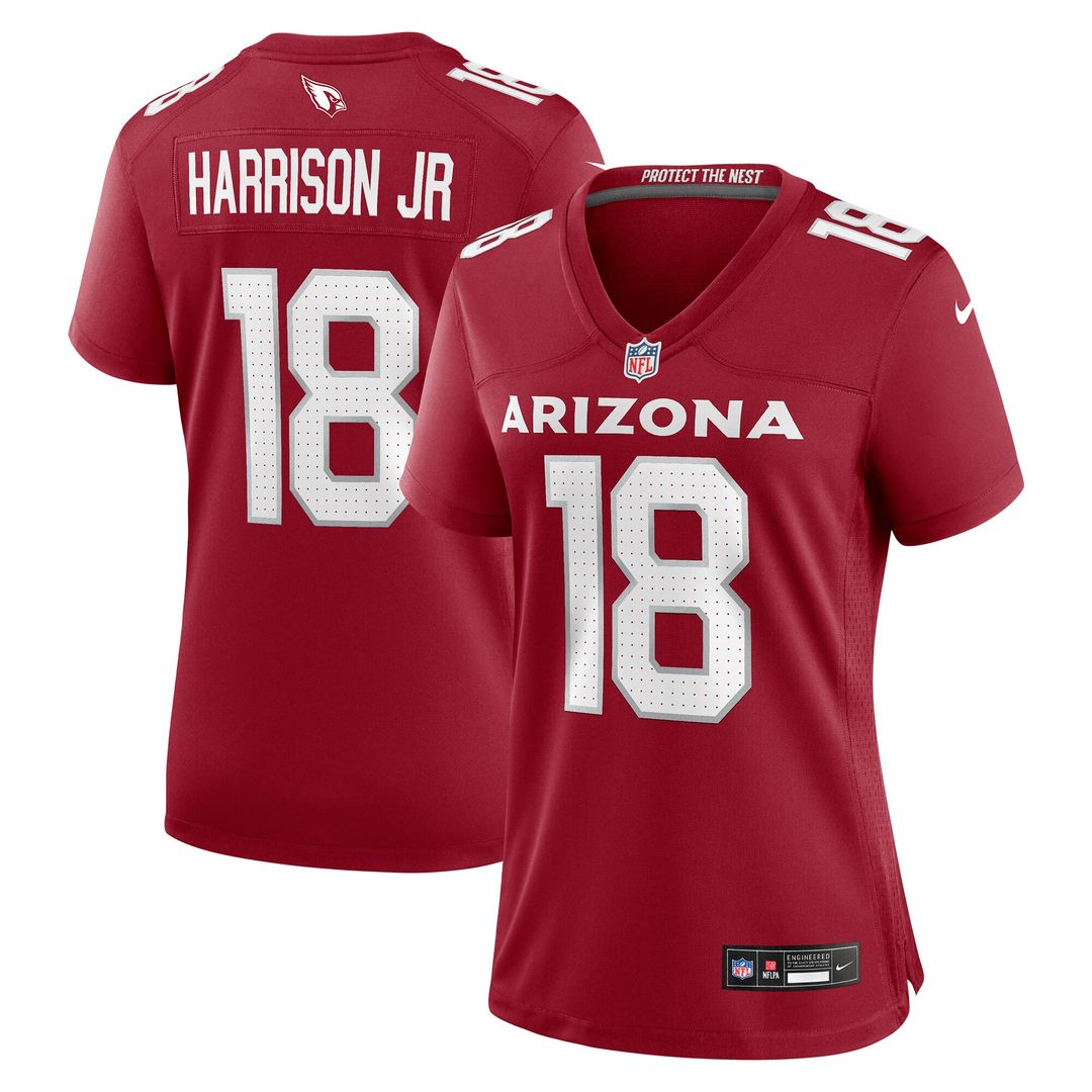 Marvin Harrison Jr. Arizona Cardinals Nike Women's  Player Game Official Jersey - Cardinal