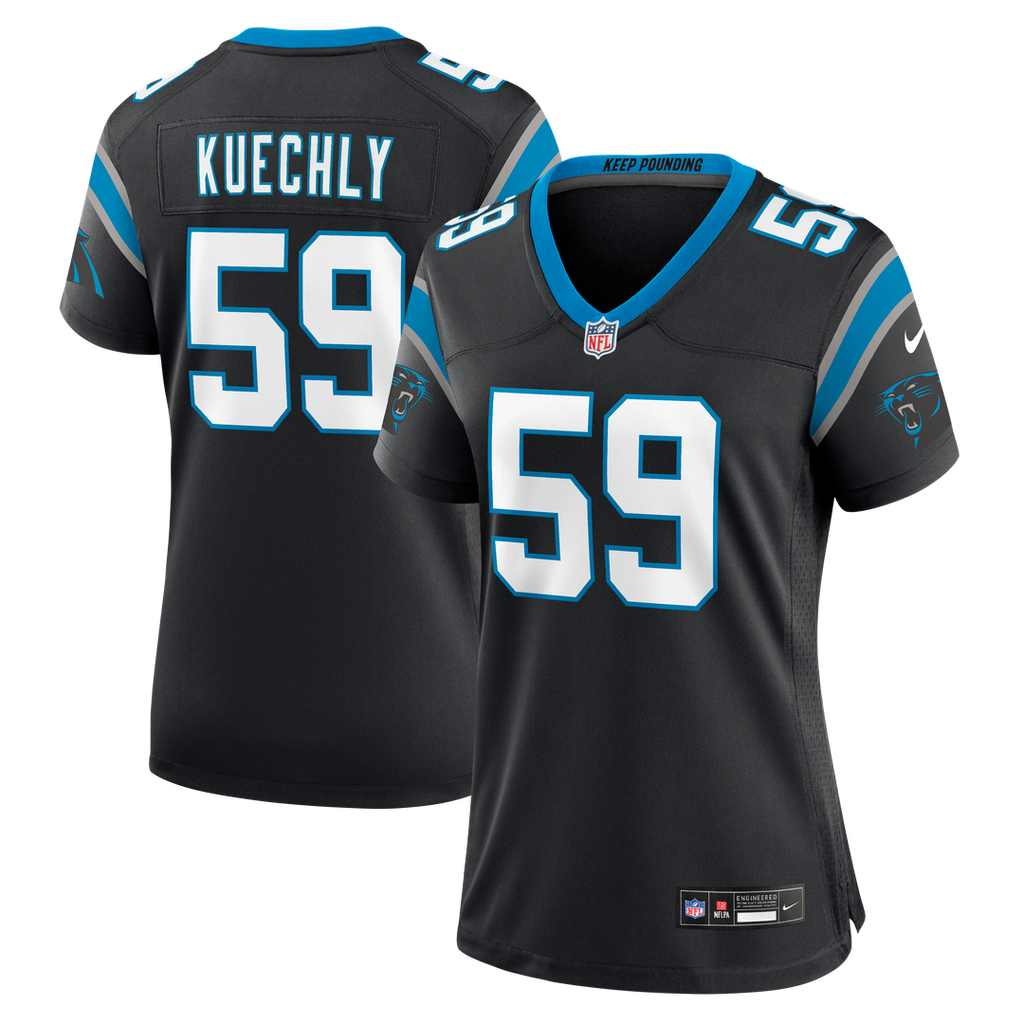Luke Kuechly Carolina Panthers Nike Women's Team Game Jersey - Black