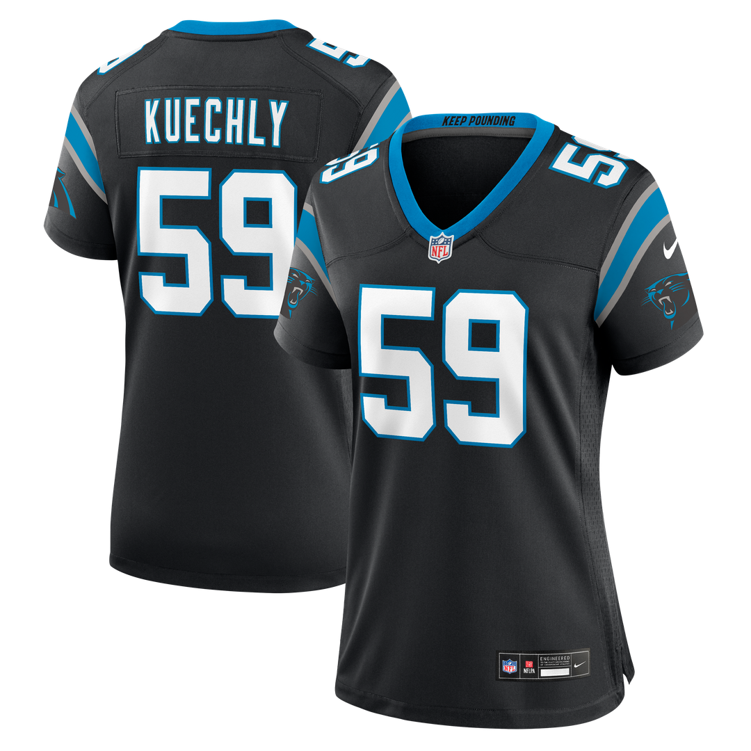 Luke Kuechly Carolina Panthers Nike Women's Team Game Jersey - Black