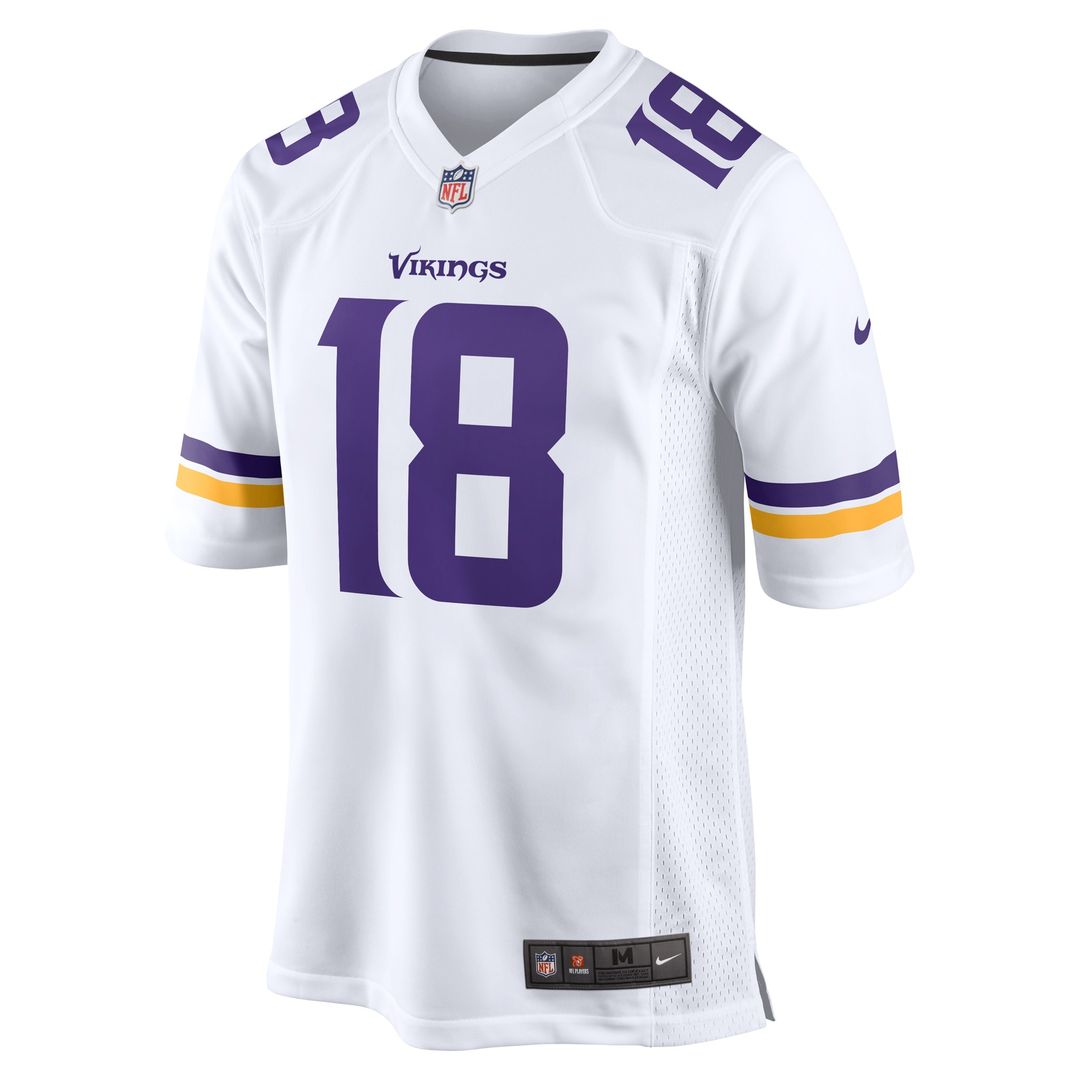 Justin Jefferson Minnesota Vikings Nike Game Player Official Jersey - White