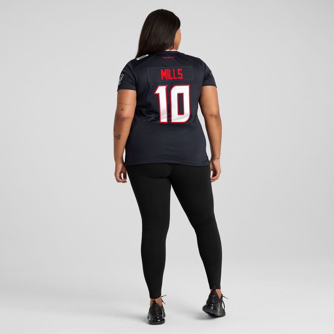 Davis Mills Houston Texans Nike Women's Team Game Official Jersey -  Navy