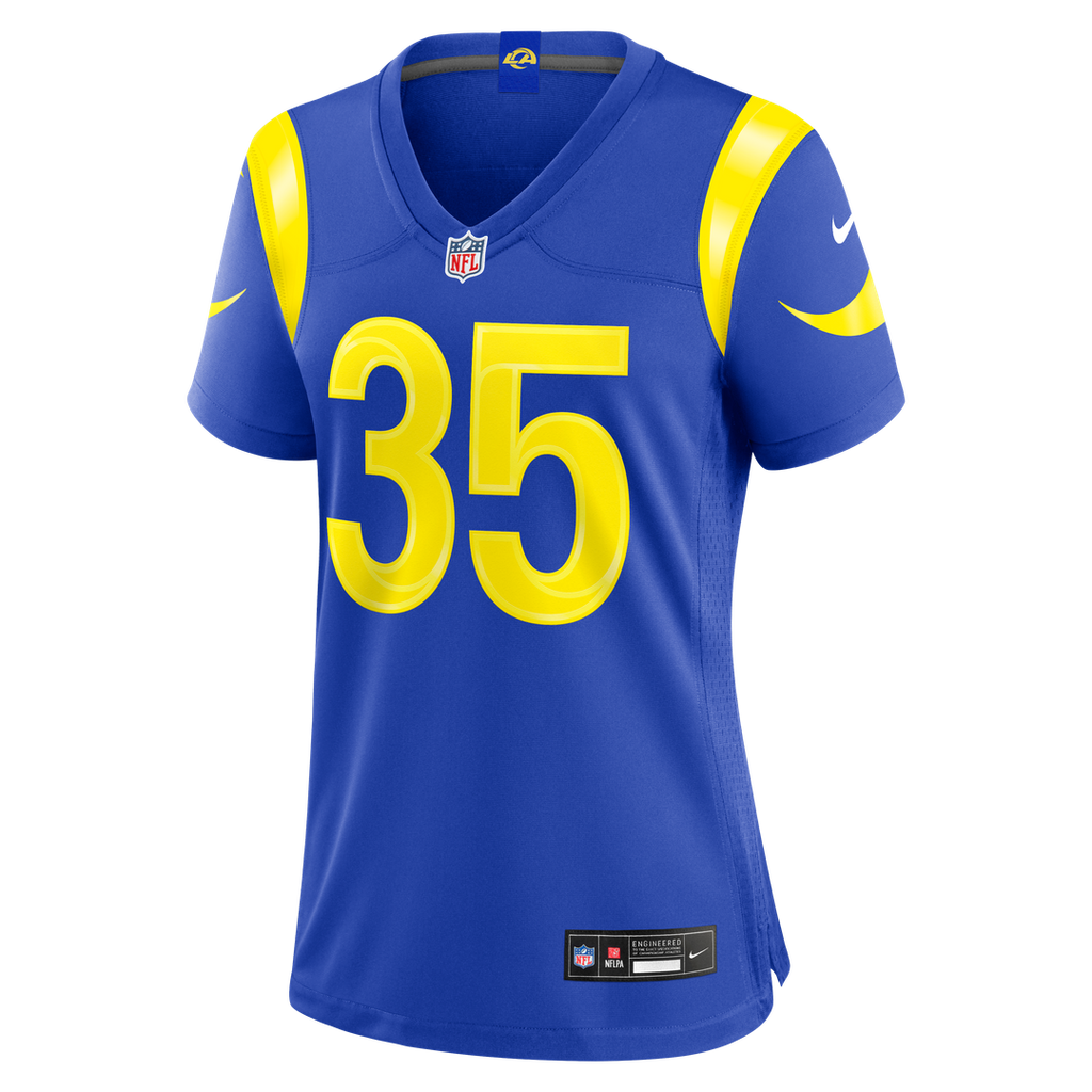 Jaylen Watson Los Angeles Rams Nike Women's Team Game Jersey - Royal