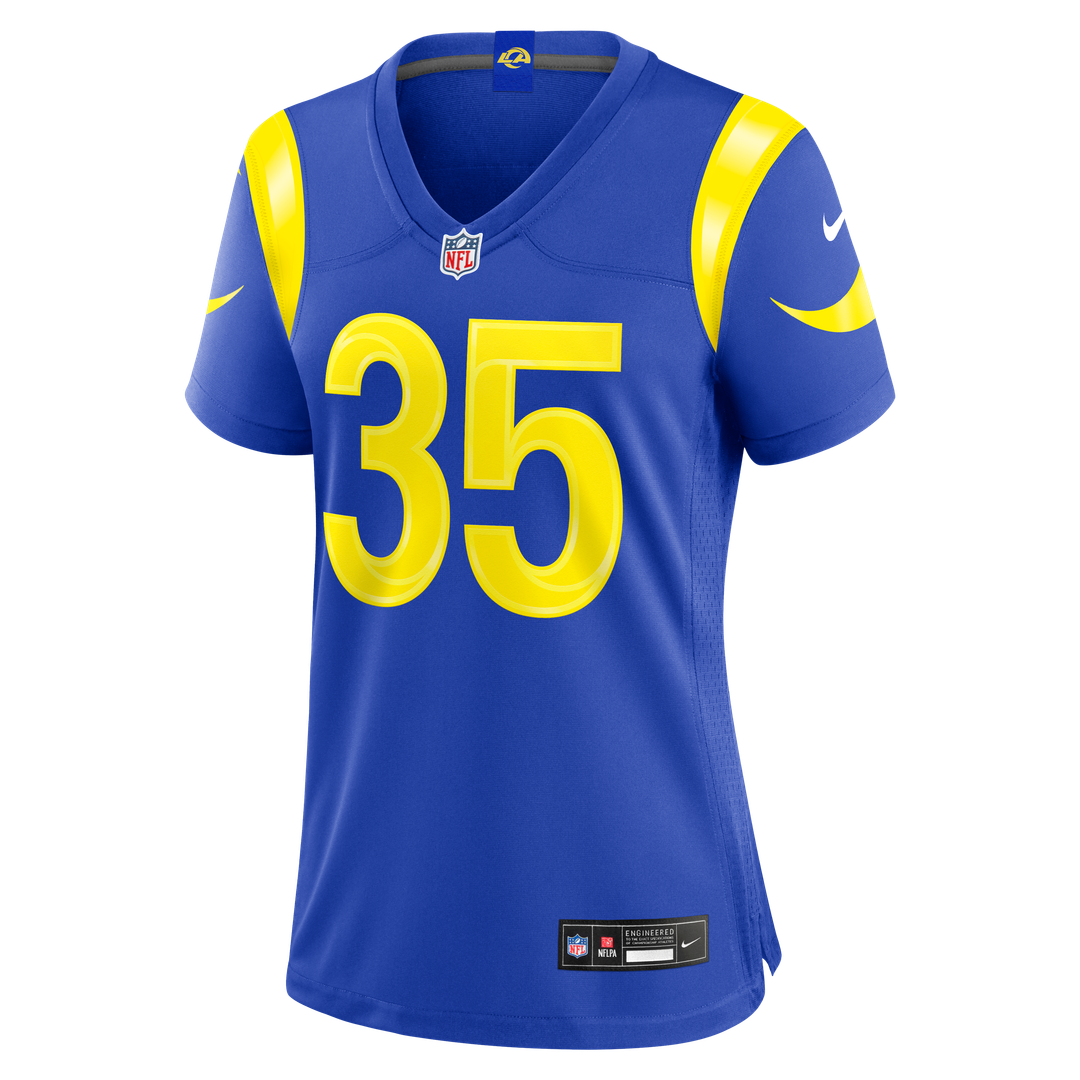 Jaylen Watson Los Angeles Rams Nike Women's Team Game Jersey - Royal