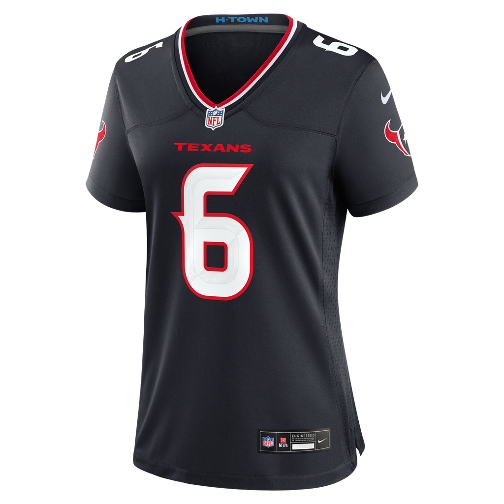 Reed Blankenship Houston Texans Nike Women's Team Game Jersey - Navy