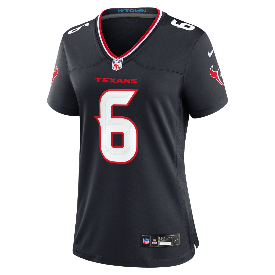 Reed Blankenship Houston Texans Nike Women's Team Game Jersey - Navy