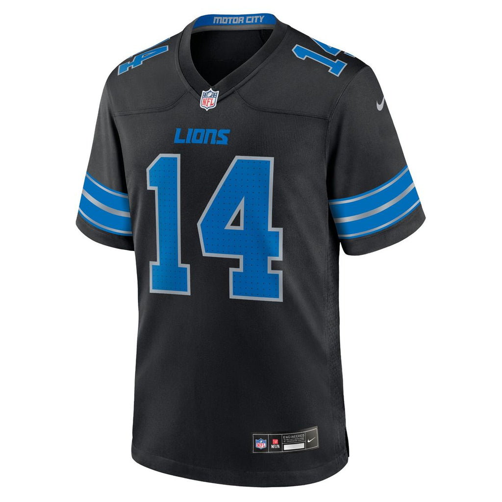 Amon-Ra St. Brown Detroit Lions Nike 2nd Alternate Game Official Jersey - Black