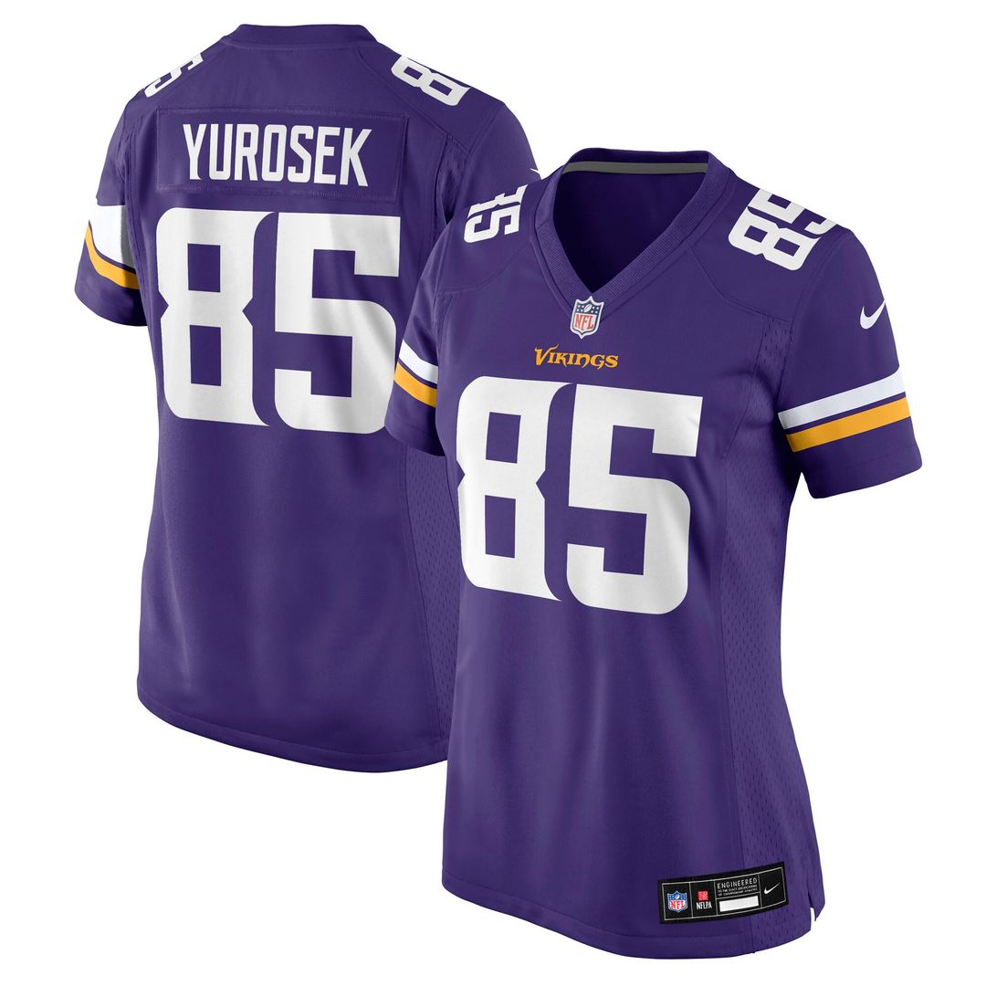 Ben Yurosek Minnesota Vikings Nike Women's Team Game Official Jersey -  Purple