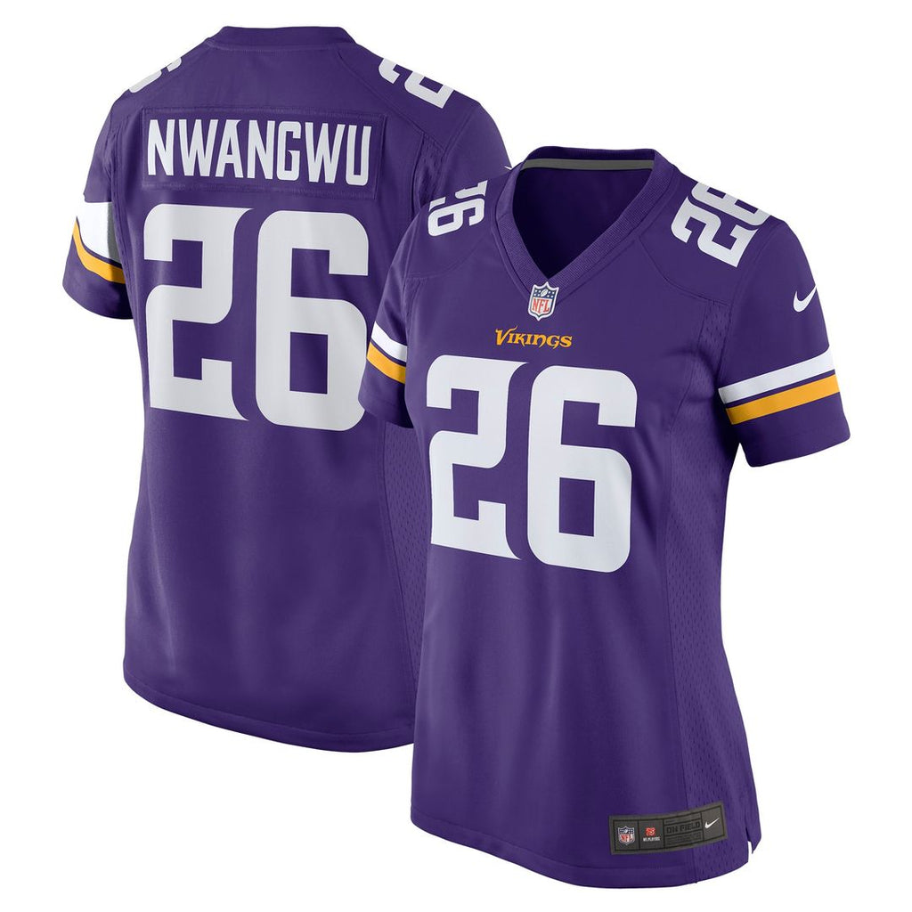Kene Nwangwu Minnesota Vikings Nike Women's Game Official Jersey - Purple
