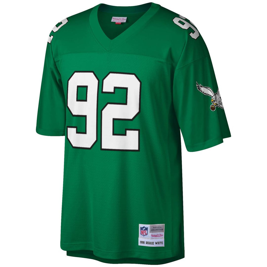 Reggie White Philadelphia Eagles Mitchell & Ness Legacy Replica Official Jersey - Kelly Green