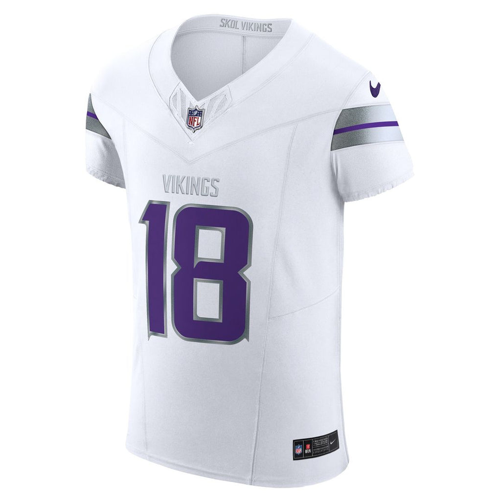 Justin Jefferson Minnesota Vikings Nike Alternate Vapor F.U.S.E. Elite Player Official Jersey - White