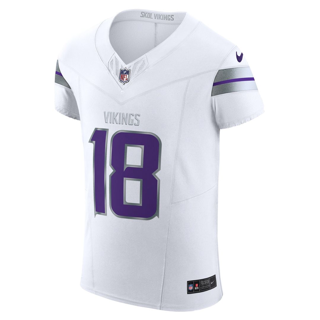 Justin Jefferson Minnesota Vikings Nike Alternate Vapor F.U.S.E. Elite Player Official Jersey - White