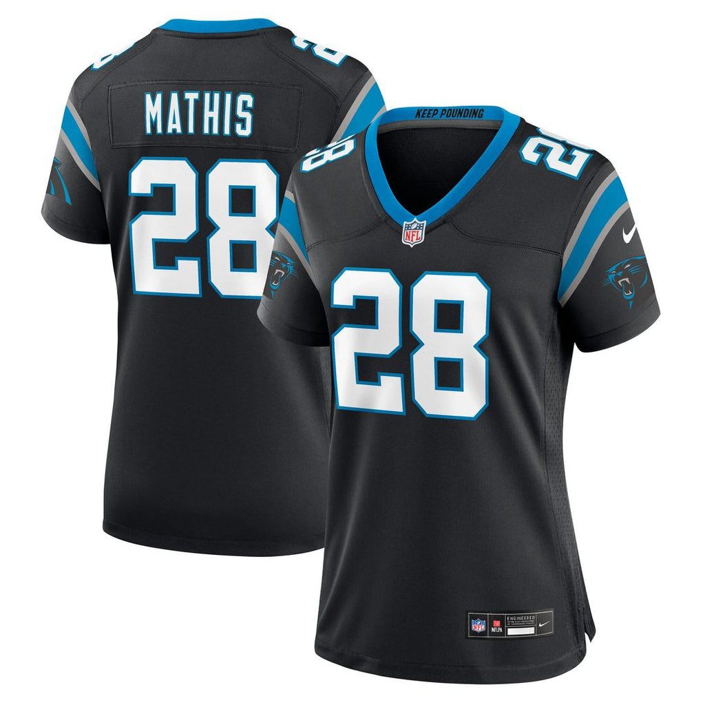 Damarri Mathis Carolina Panthers Nike Women's Team Game Jersey - Black