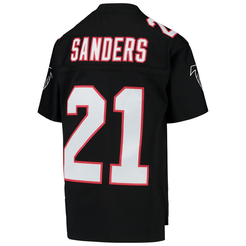 Deion Sanders Atlanta Falcons Mitchell & Ness Youth 1992 Legacy Retired Player Official Jersey - Black