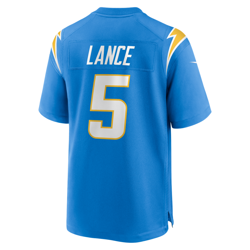 Trey Lance Los Angeles Chargers Nike Team Game Official Jersey -  Powder Blue