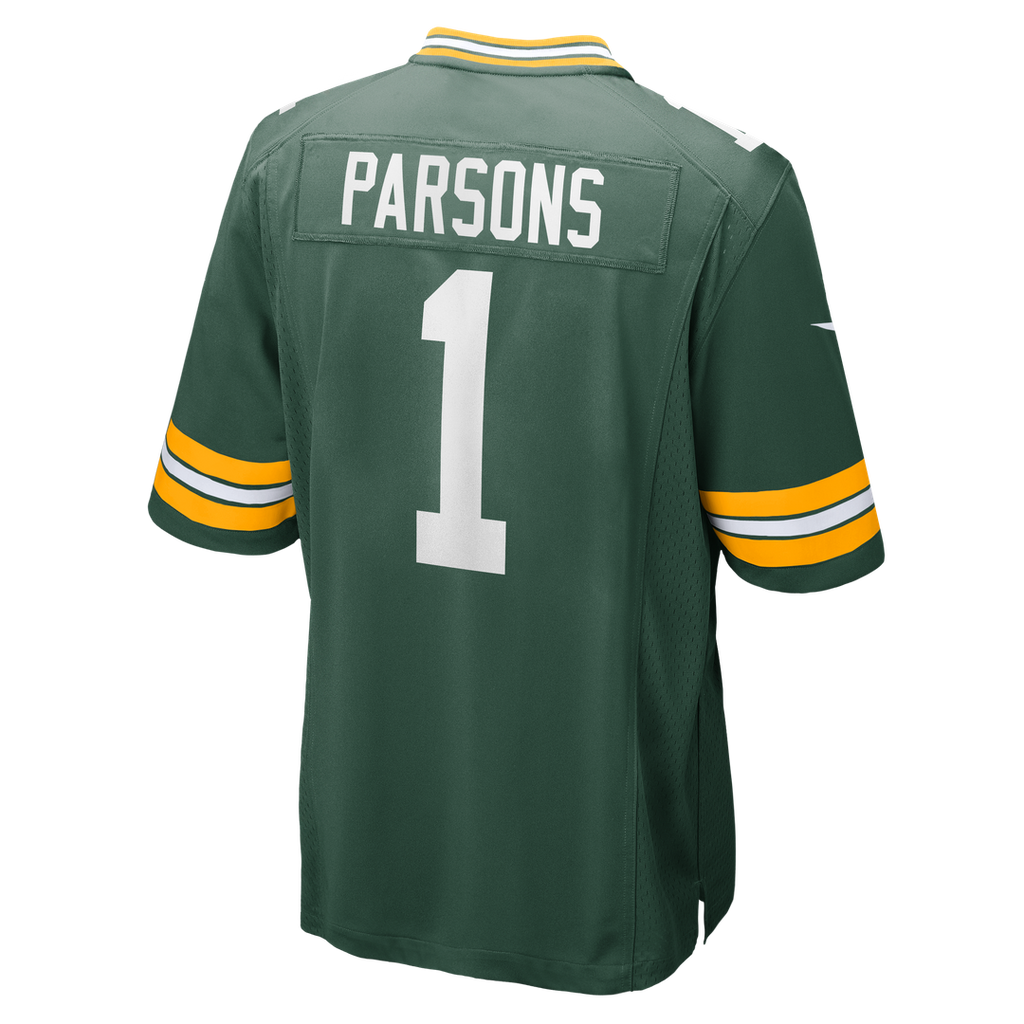 Micah Parsons Green Bay Packers Nike Game Player Official Jersey - Green