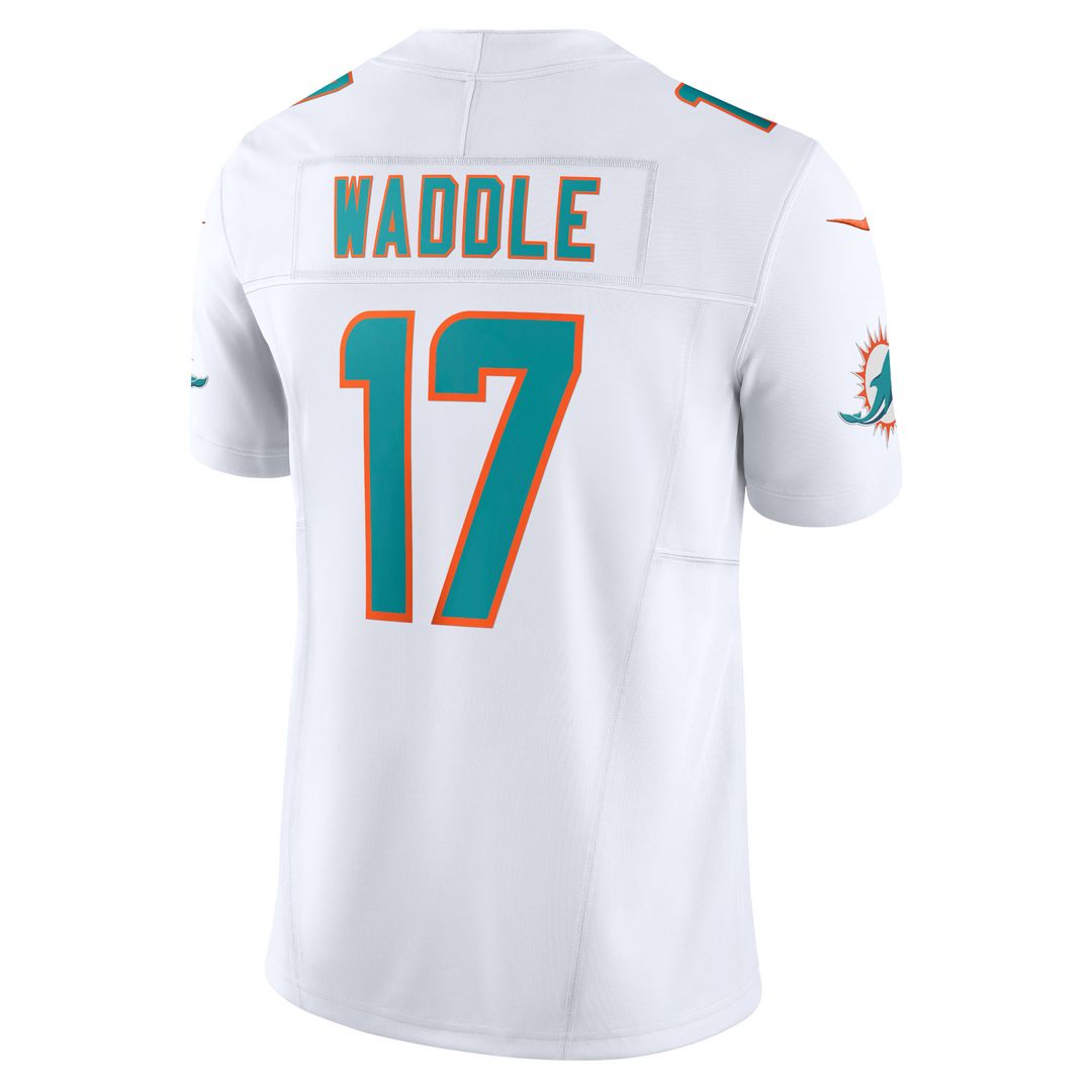 Jaylen Waddle Miami Dolphins Nike Vapor F.U.S.E. Limited Official Jersey - White