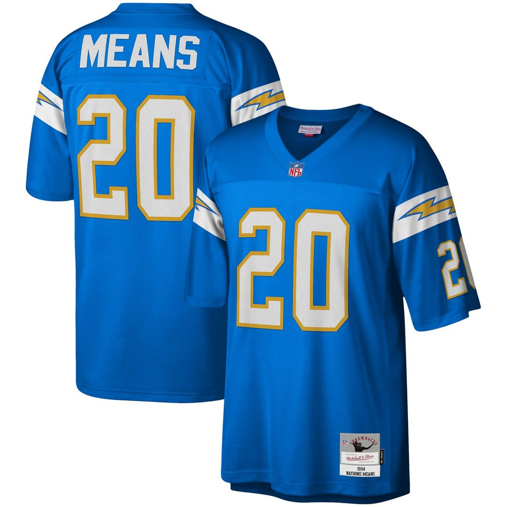 Natrone Means Los Angeles Chargers Mitchell & Ness Legacy Replica Official Jersey - Powder Blue