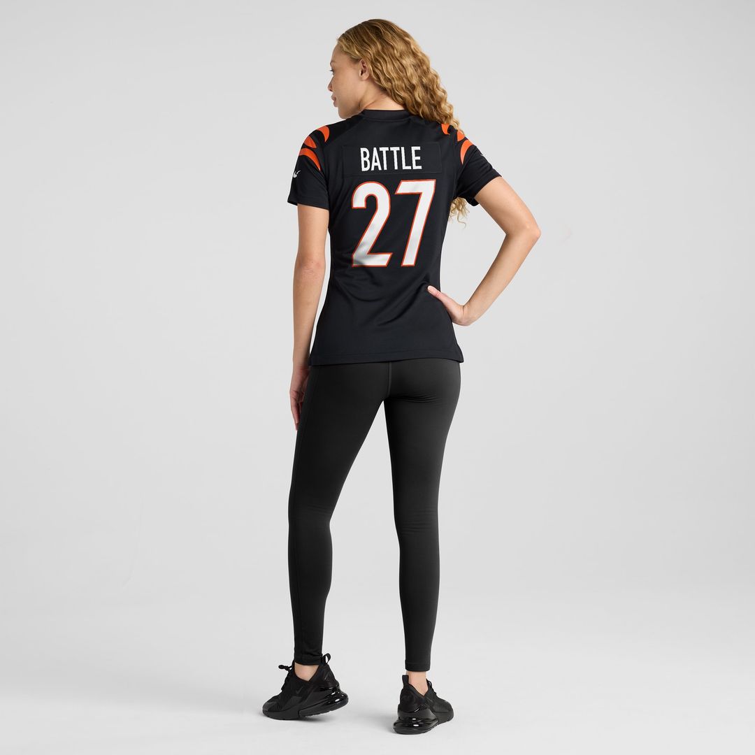 Jordan Battle Cincinnati Bengals Nike Women's Team Game Official Jersey -  Black