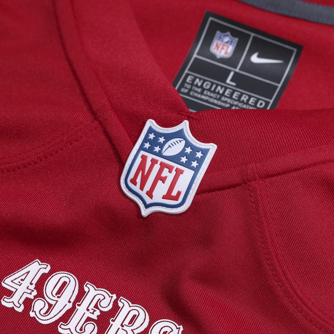 Jon Weeks San Francisco 49ers Nike Team Game Jersey - Scarlet