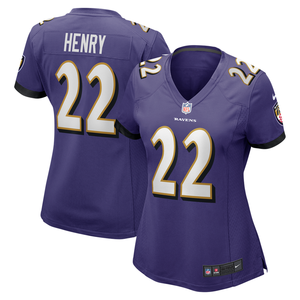 Derrick Henry Baltimore Ravens Nike Women's Game Player Official Jersey - Purple