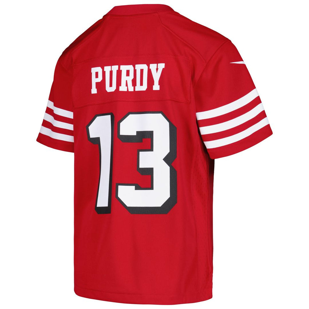 Brock Purdy San Francisco 49ers Nike Youth Game Official Jersey - Scarlet