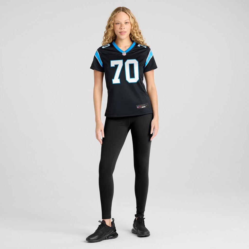 Brady Christensen Carolina Panthers Nike Women's Team Game Official Jersey - Black
