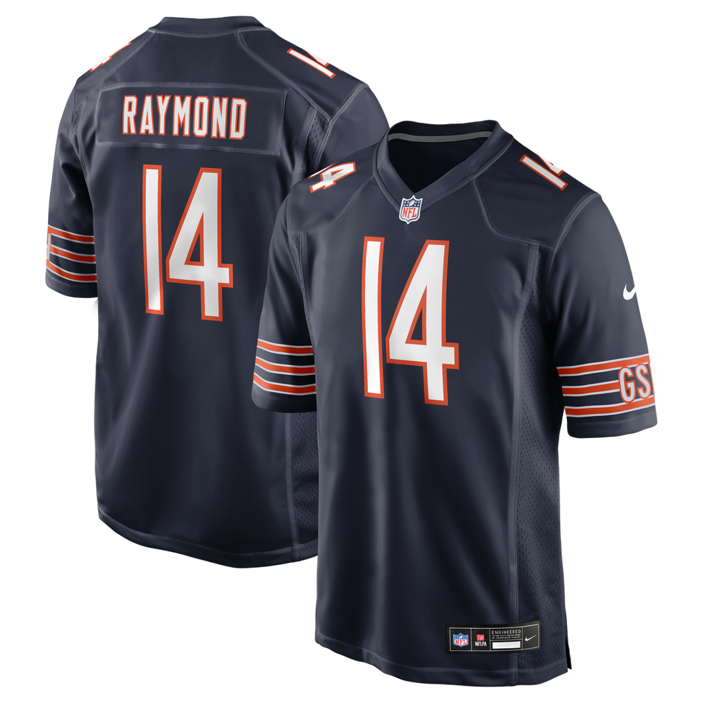 Kalif Raymond Chicago Bears Nike Team Game Jersey - Navy