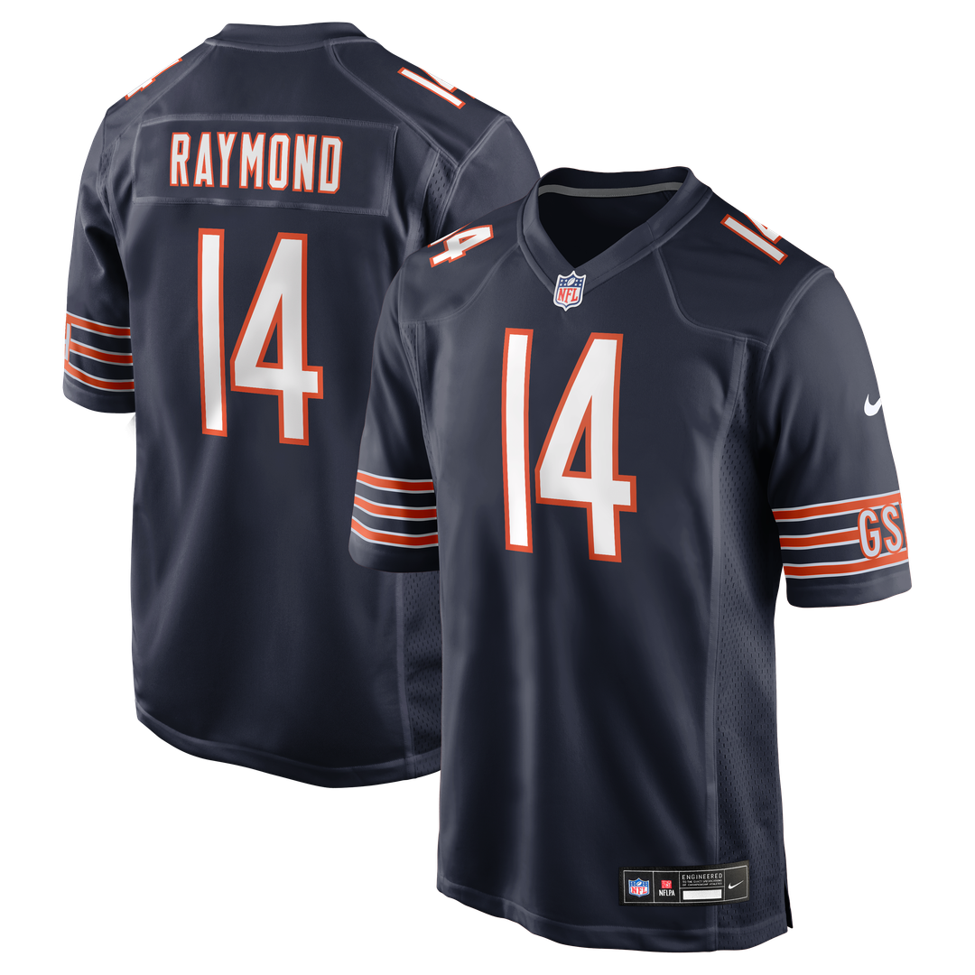 Kalif Raymond Chicago Bears Nike Team Game Jersey - Navy