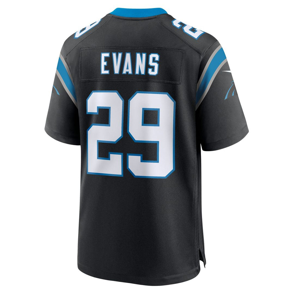 Akayleb Evans Carolina Panthers Nike Team Game Official Jersey -  Black