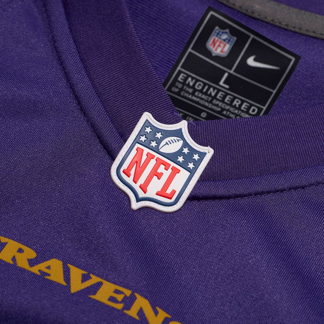 Lamar Jackson Baltimore Ravens Nike Game Official Jersey - White