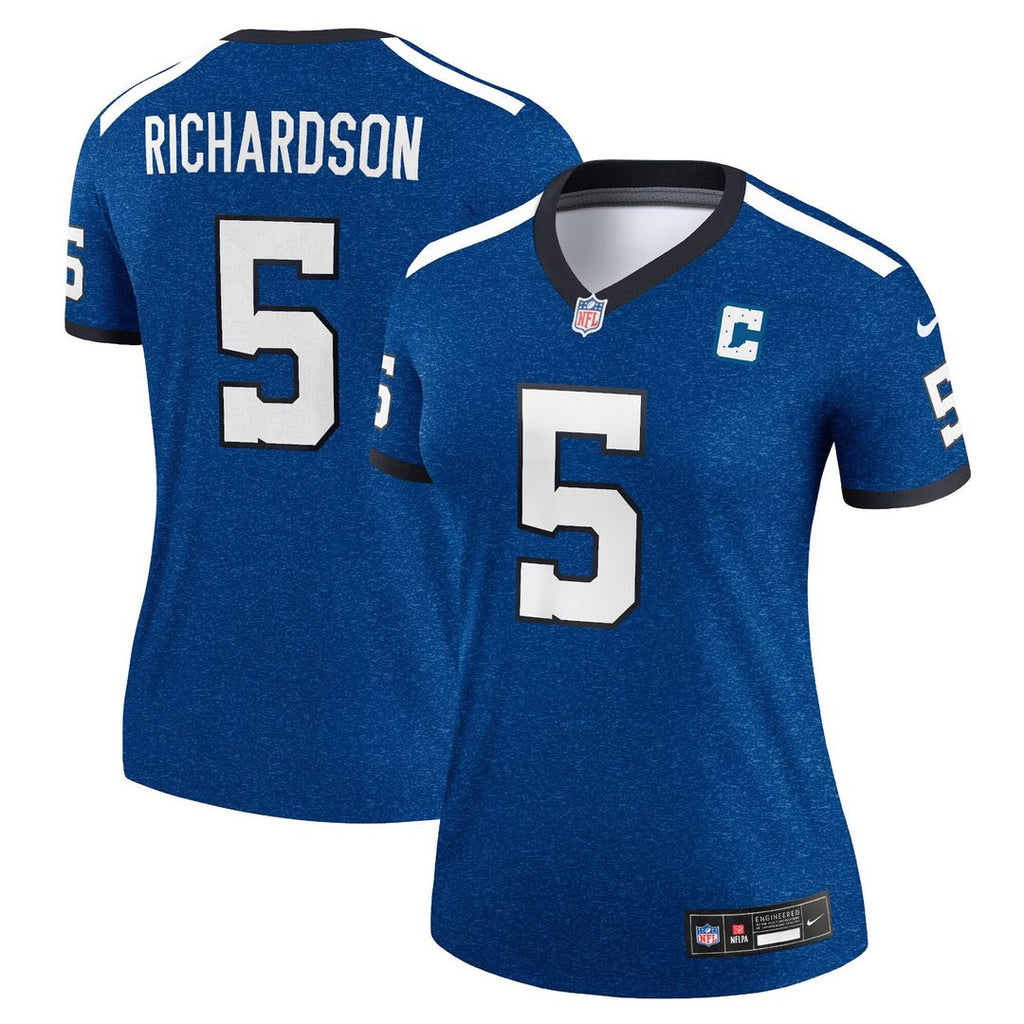 Anthony Richardson Indianapolis Colts Nike Women's Alternate Legend Player Performance Top - Royal