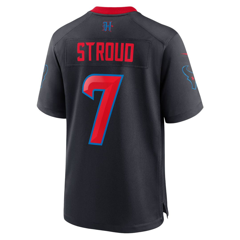 C.J. Stroud Houston Texans Nike 2nd Alternate Game Official Jersey - Navy