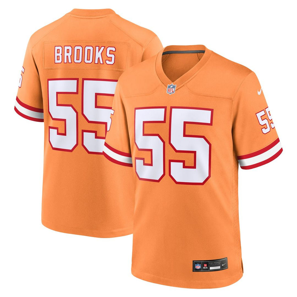 Derrick Brooks Tampa Bay Buccaneers Nike Throwback Game Official Jersey - Orange