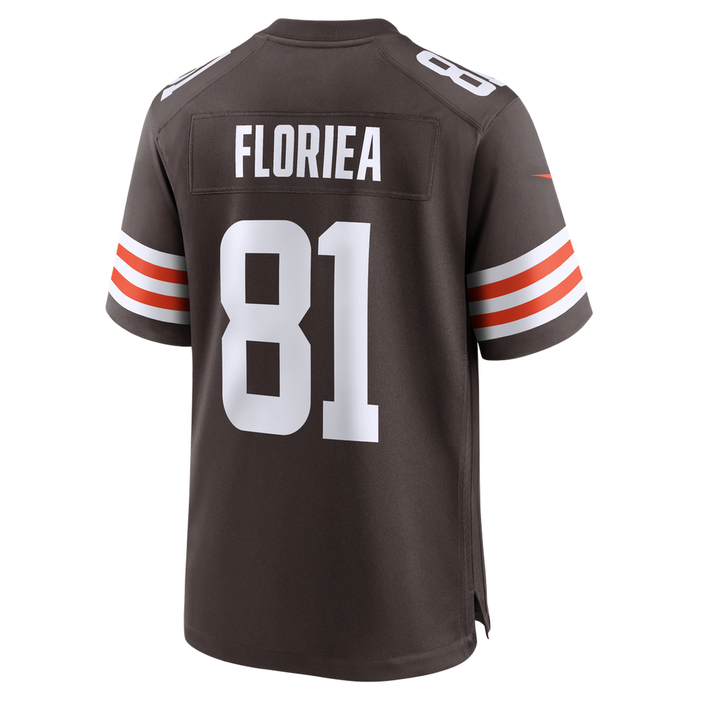 Luke Floriea Cleveland Browns Nike Team Game Jersey - Brown