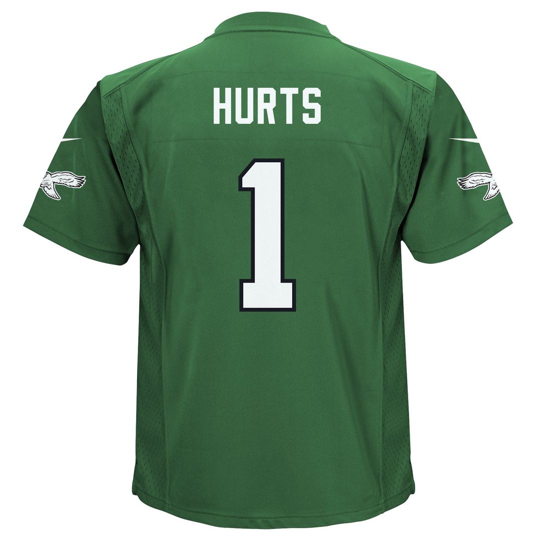 Jalen Hurts Philadelphia Eagles Nike Toddler Game Official Jersey - Kelly Green