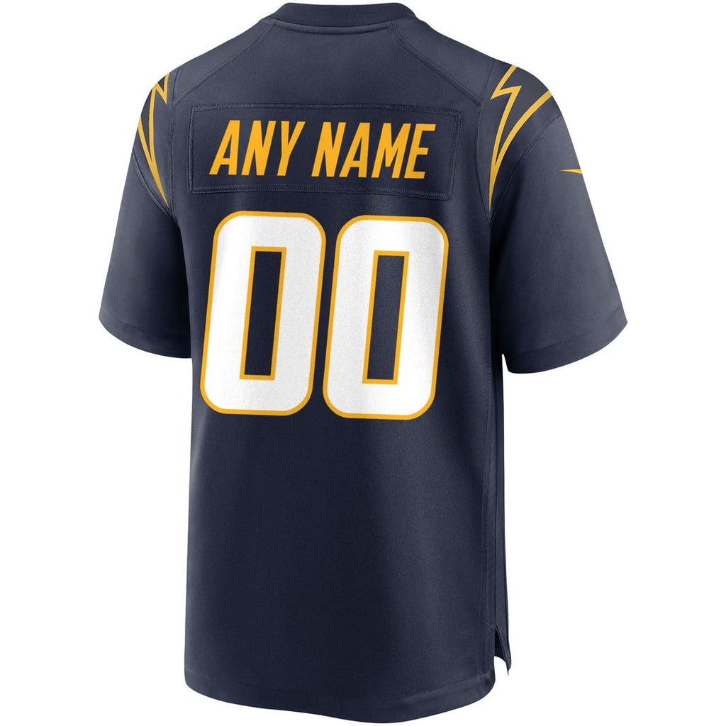 Los Angeles Chargers Nike Alternate Custom Game Official Jersey - Royal