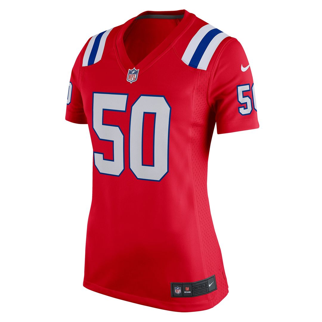 Mike Vrabel New England Patriots Nike Women's Retired Game Official Jersey - Red