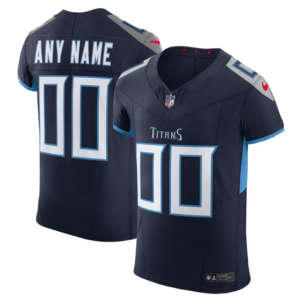 Tennessee Titans Nike Vapor F.U.S.E. Elite Custom Jersey - Navy