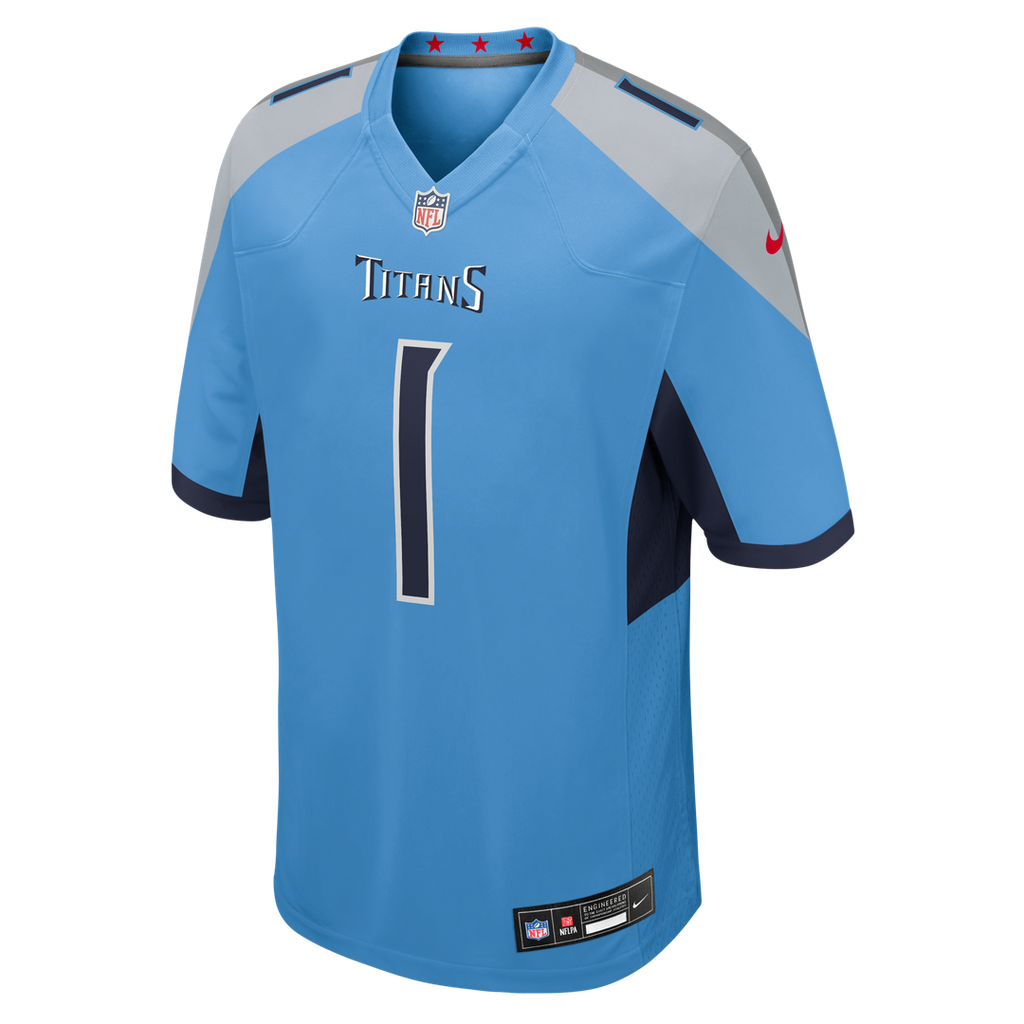 Cameron Ward Tennessee Titans Nike Team Game Official Jersey - Light Blue
