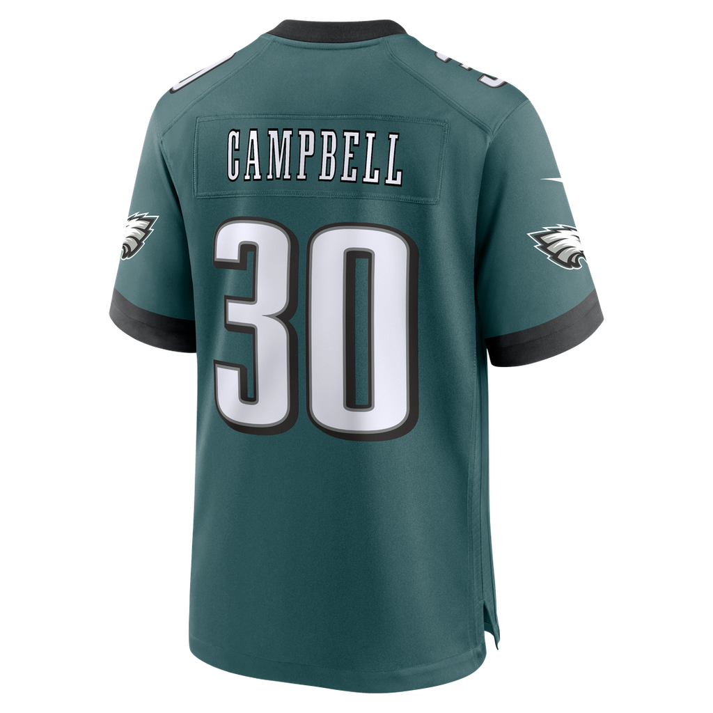 Jihaad Campbell Philadelphia Eagles Nike Game Player Official Jersey - Green