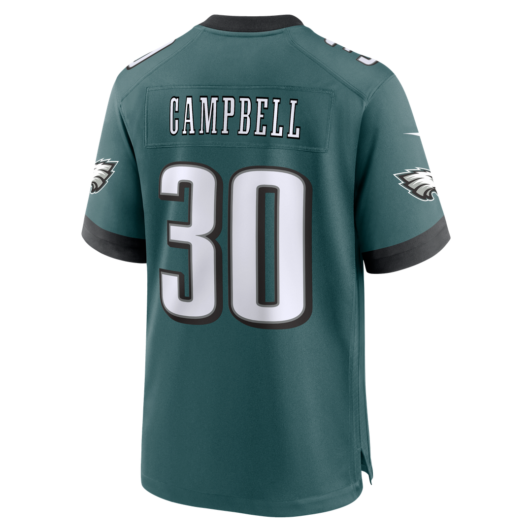 Jihaad Campbell Philadelphia Eagles Nike Game Player Official Jersey - Green