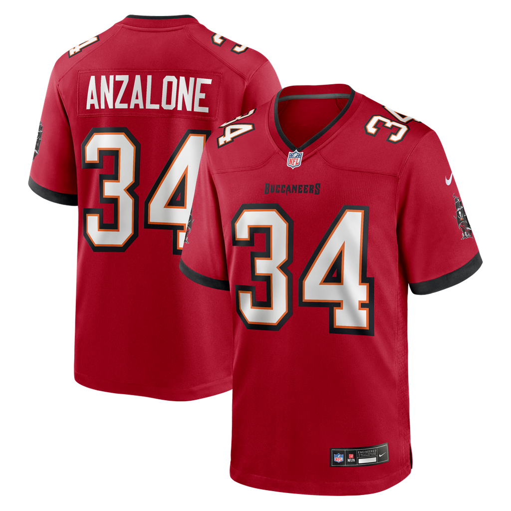 Alex Anzalone Tampa Bay Buccaneers Nike Team Game Official Jersey - Red