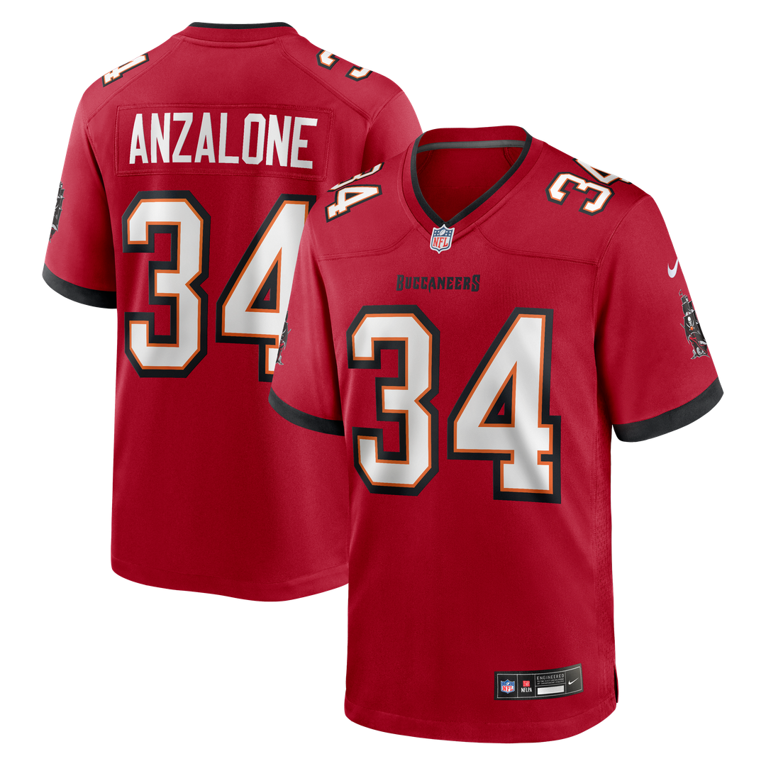 Alex Anzalone Tampa Bay Buccaneers Nike Team Game Official Jersey - Red