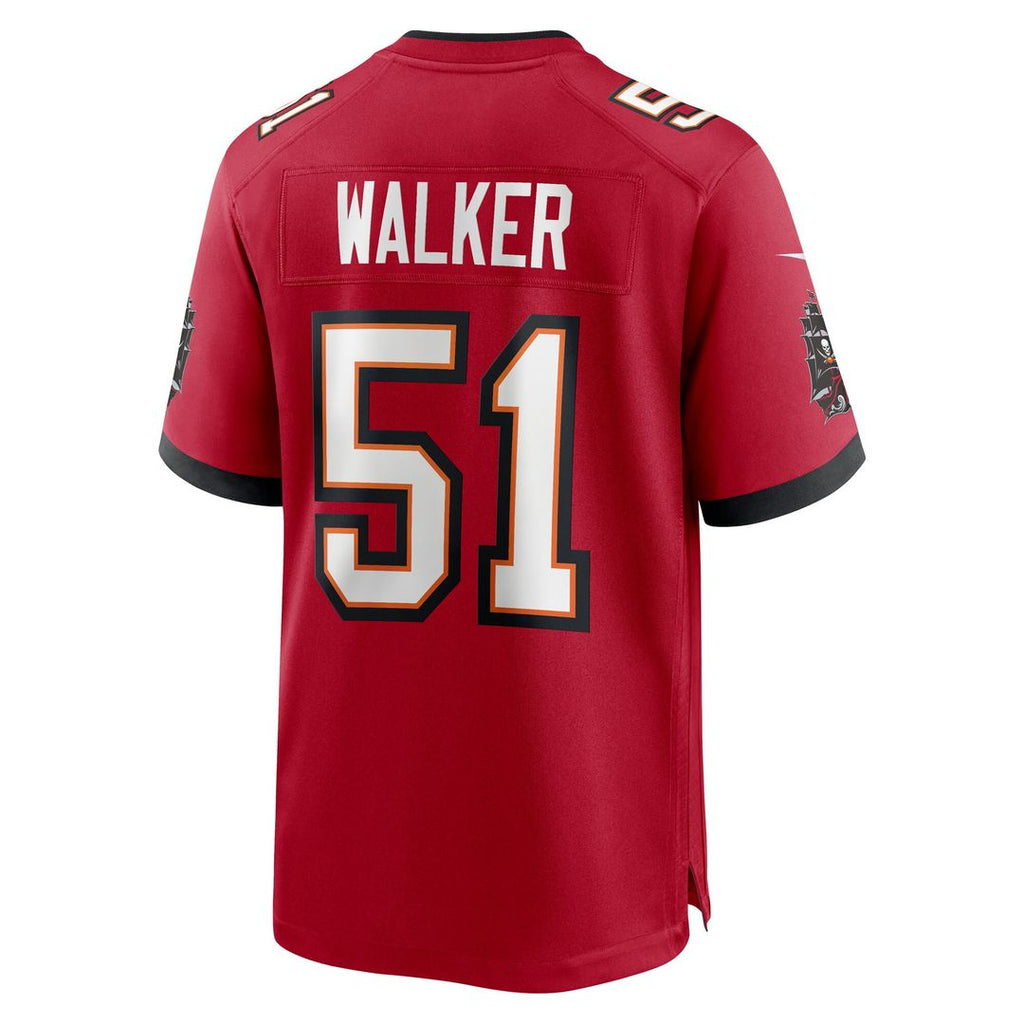 David Walker Tampa Bay Buccaneers Nike Team Game Official Jersey -  Red
