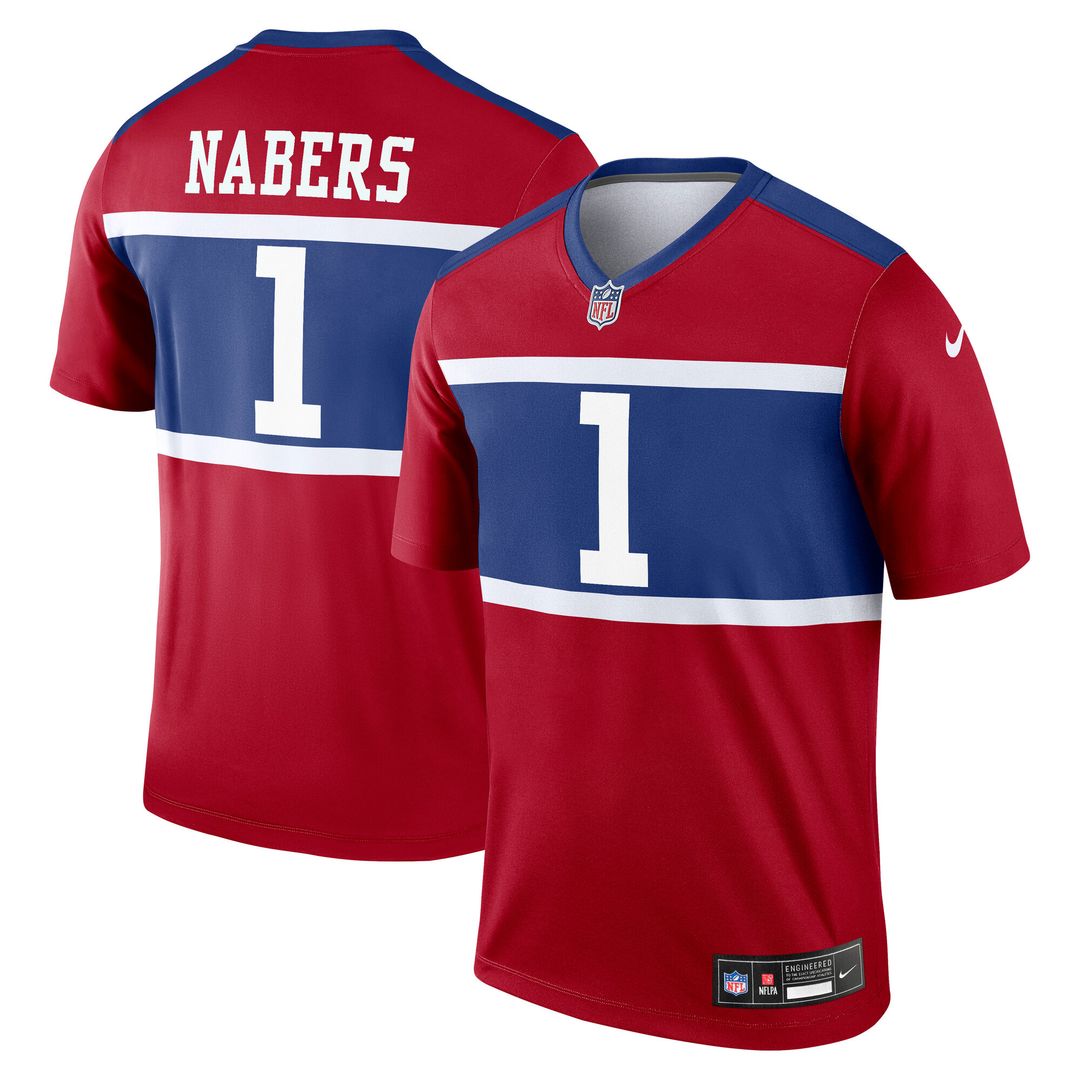 Malik Nabers New York Giants Nike Legend Player Performance Top - Royal