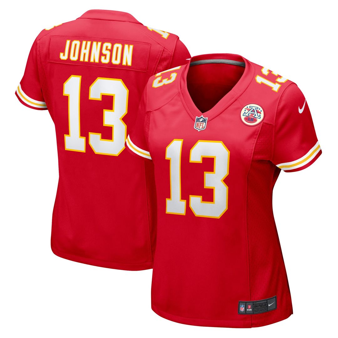Nazeeh Johnson Kansas City Chiefs Nike Women's Game Player Official Jersey - Red