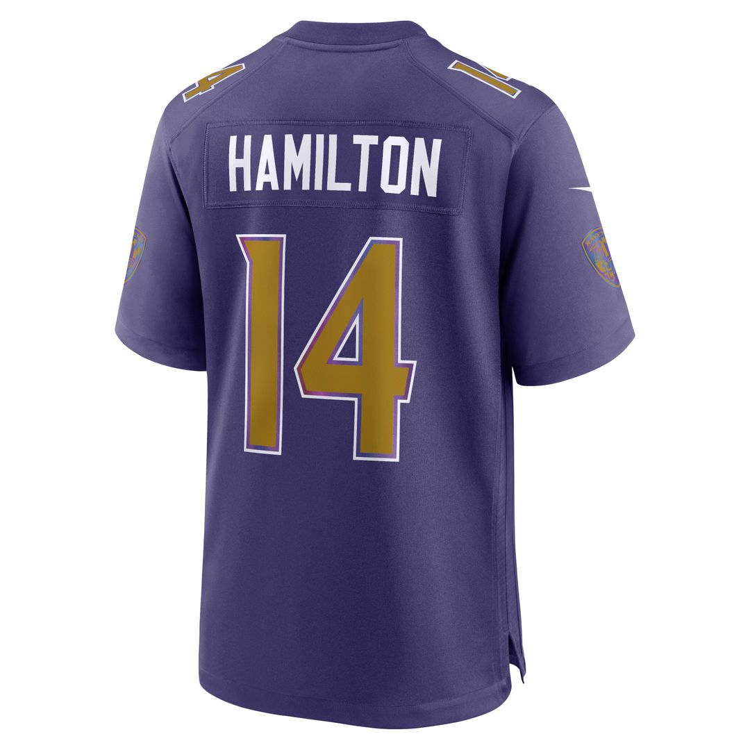 Kyle Hamilton Baltimore Ravens Nike Alternate Game Jersey - Purple