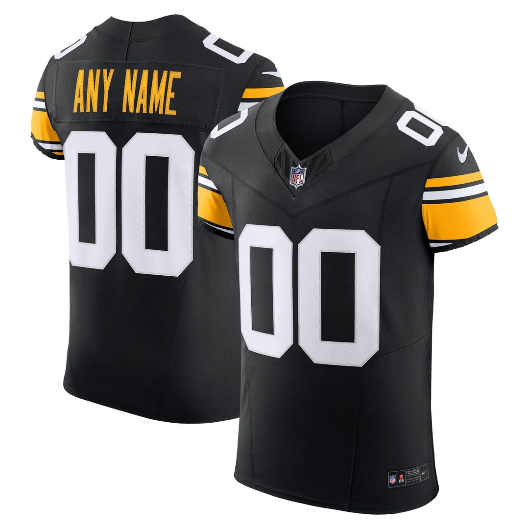 Pittsburgh Steelers Nike  Vapor F.U.S.E. Elite Custom Official Jersey - Black