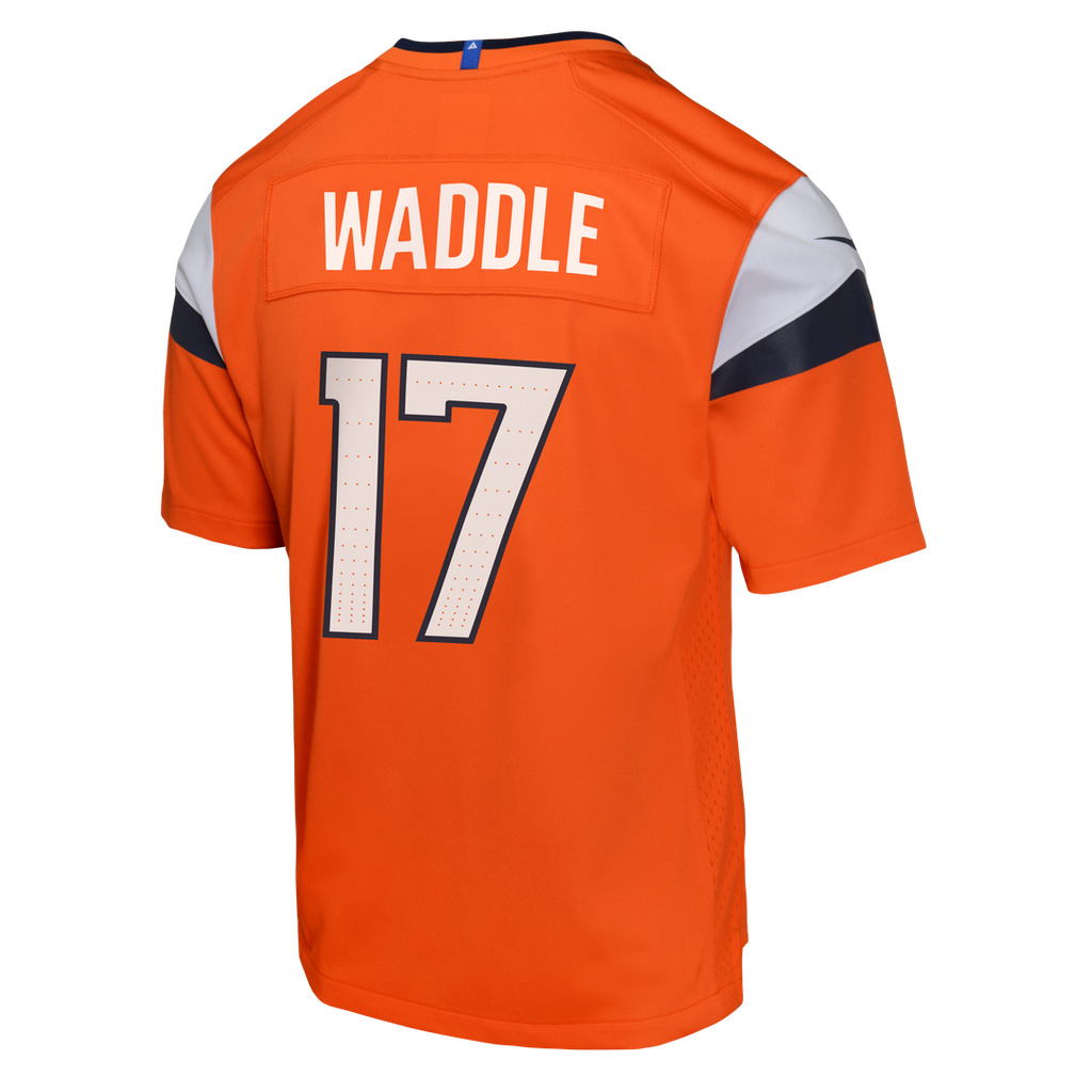 Jaylen Waddle Denver Broncos Nike Youth Game Official Jersey - Orange